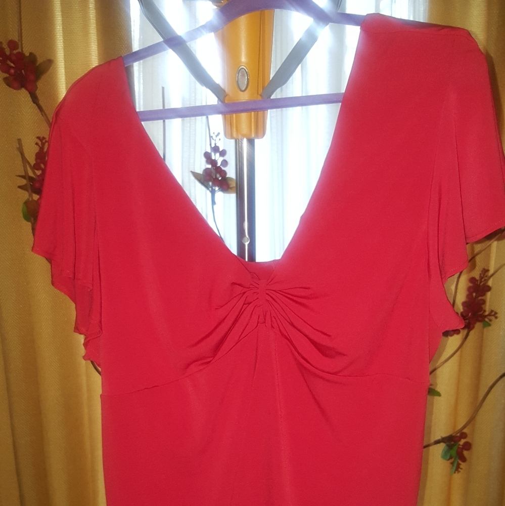 Cute Red... sexy top! Plus sz!